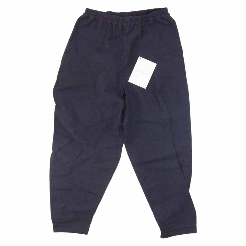 トゥーグッド THE ACROBAT TROUSER LAUNDERED LINEN INK リネン アクロバット トラウザー ワイド テーパードパンツ ネイビー系 4【中古】