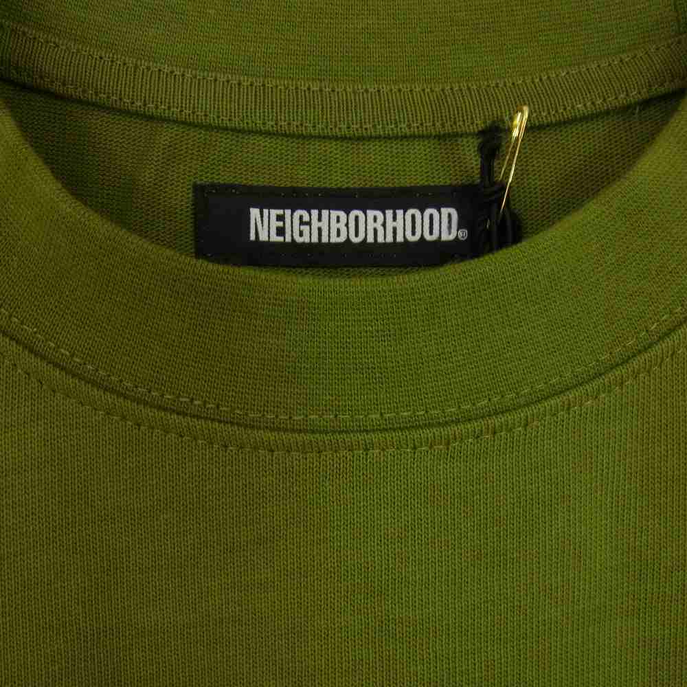 NEIGHBORHOOD ネイバーフッド 22SS 221FRWSN-STM04S × WIND AND SEA NHWDS-4/C-TEE.SS ウィンダンシー 半袖 Tシャツ オリーブ オリーブ系 L【新古品】【未使用】【中古】