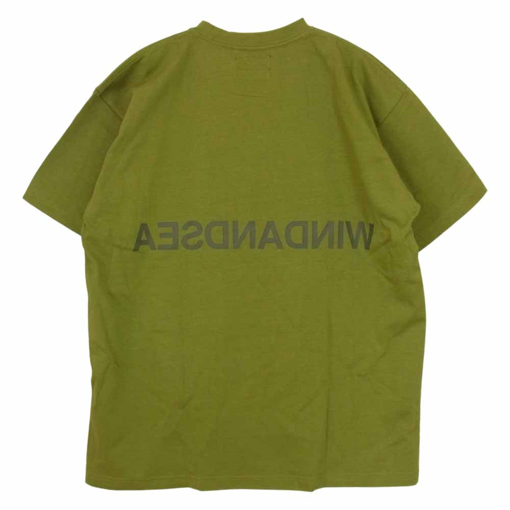 NEIGHBORHOOD ネイバーフッド 22SS 221FRWSN-STM04S × WIND AND SEA NHWDS-4/C-TEE.SS ウィンダンシー 半袖 Tシャツ オリーブ グリーン系 XL【新古品】【未使用】【中古】