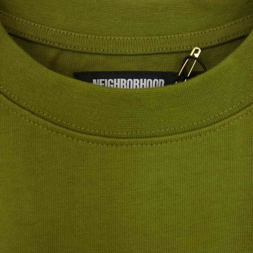 NEIGHBORHOOD ネイバーフッド 22SS 221FRWSN-STM04S × WIND AND SEA NHWDS-4/C-TEE.SS ウィンダンシー 半袖 Tシャツ オリーブ グリーン系 XL【新古品】【未使用】【中古】