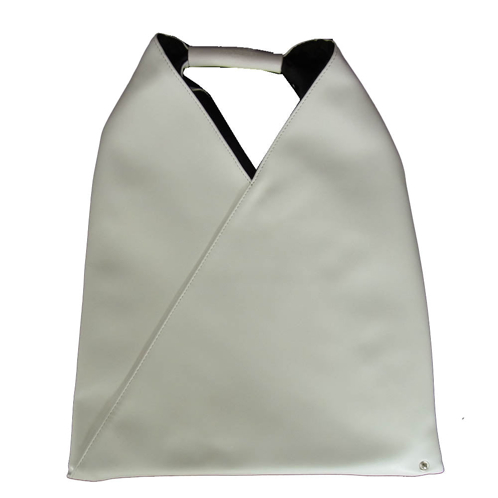 MAISON MARGIELA メゾンマルジェラ 21AW S54WD0043 P4313 MM6 エムエムシックス JAPANESE TOTE ジャパニーズ トート トライアングル バッグ ホワイト系【中古】