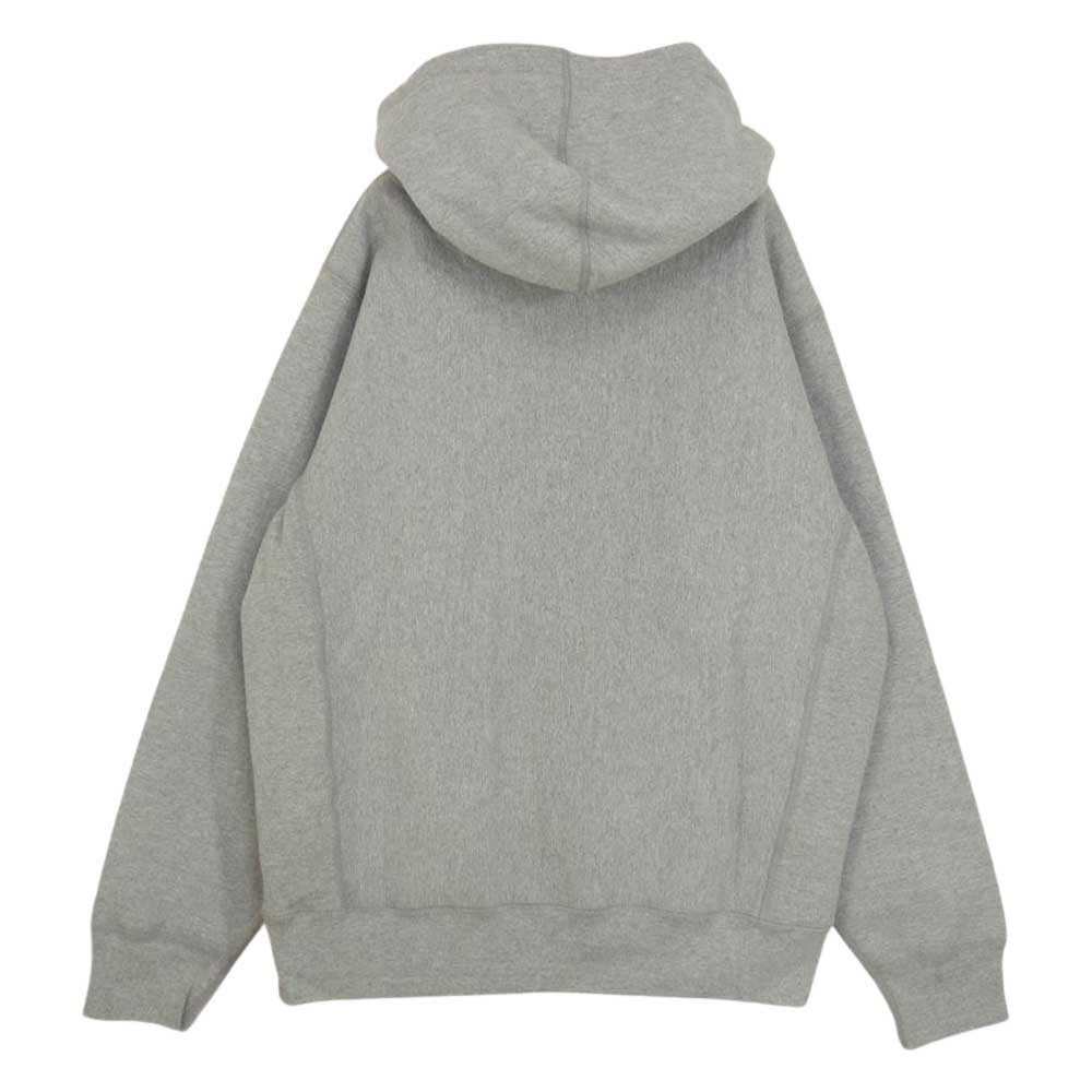 Supreme シュプリーム 19SS Swarovski Box Logo Hooded Sweatshirt スワロフスキー ボックスロゴ フーデット スウェット パーカー グレー系 M【中古】