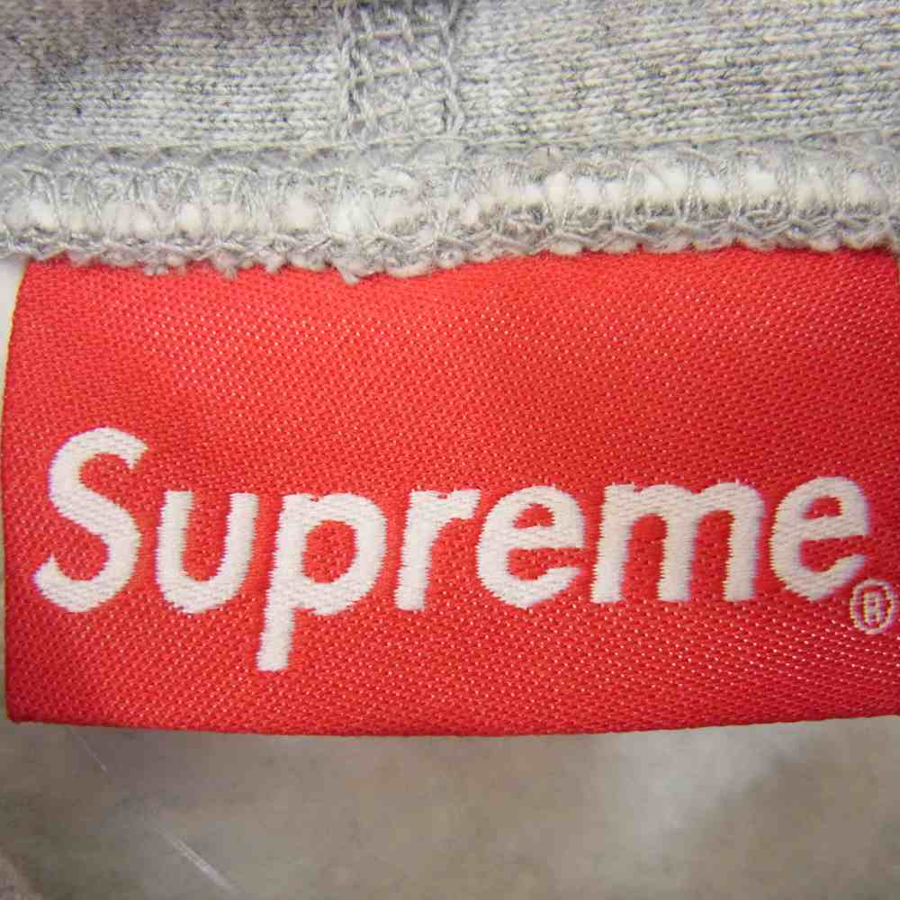 Supreme シュプリーム 19SS Swarovski Box Logo Hooded Sweatshirt スワロフスキー ボックスロゴ フーデット スウェット パーカー グレー系 M【中古】