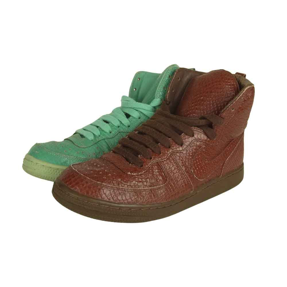 NIKE ナイキ 365487-232 SWAGGER TERMINATOR スワッガーターミネータ SUPREME サプリーム スニーカー ブラウン系 グリーン系 27.5㎝【中古】