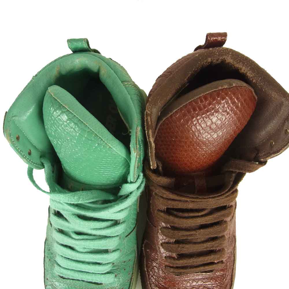 NIKE ナイキ 365487-232 SWAGGER TERMINATOR スワッガーターミネータ SUPREME サプリーム スニーカー ブラウン系 グリーン系 27.5㎝【中古】