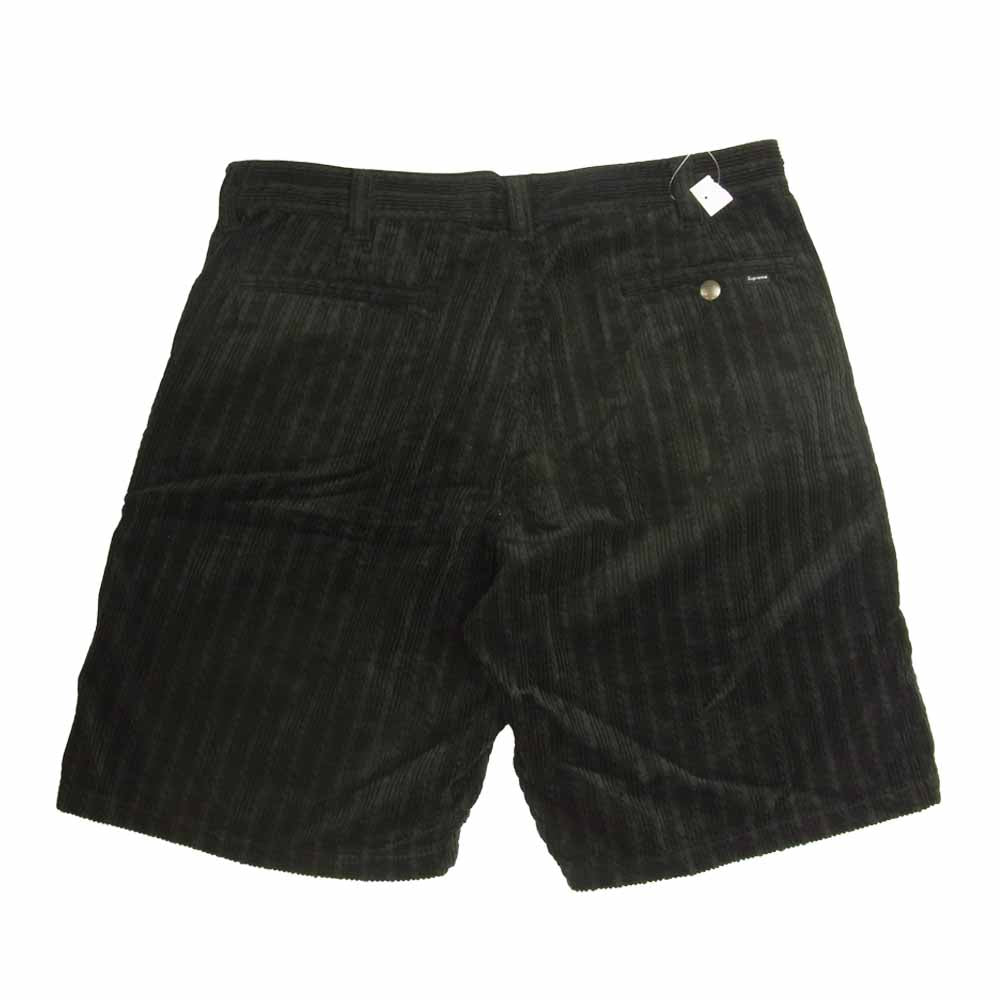 Supreme シュプリーム 19SS Rope Corduroy Work Short ロープ コーデュロイ ワーク ショーツ ブラック系 32【極上美品】【中古】