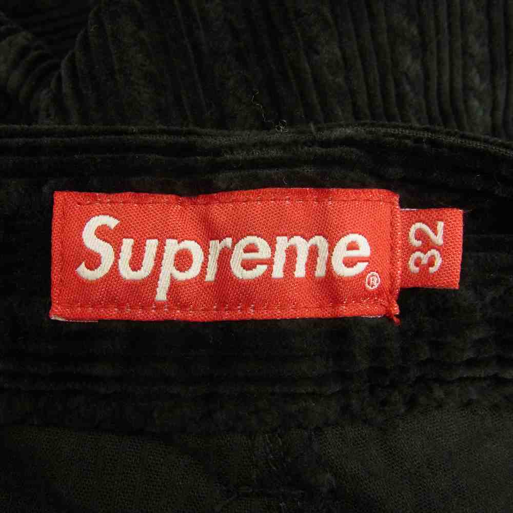 Supreme シュプリーム 19SS Rope Corduroy Work Short ロープ コーデュロイ ワーク ショーツ ブラック系 32【極上美品】【中古】