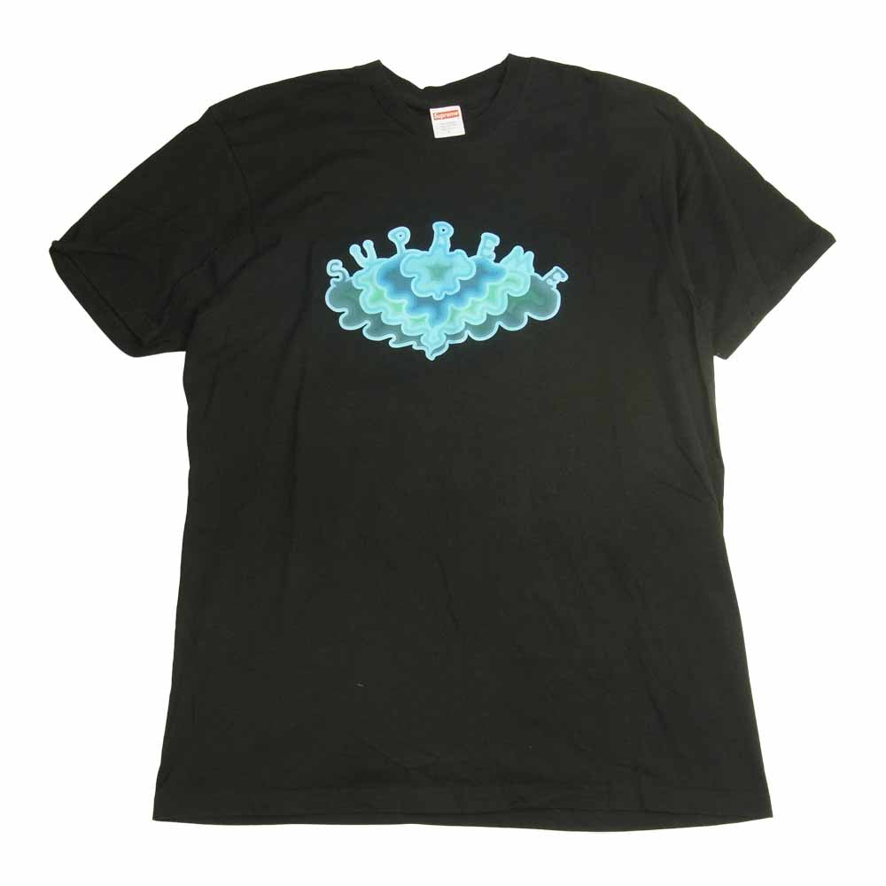Supreme シュプリーム 19SS Cloud Tee クラウド 半袖 Tシャツ ブラック系 L【中古】