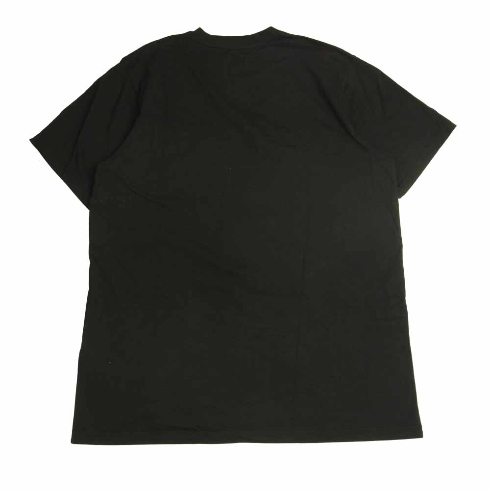Supreme シュプリーム 21SS Floral Applique S/S Top フローラル アップリケ 半袖 Tシャツ ブラック系 XL【中古】