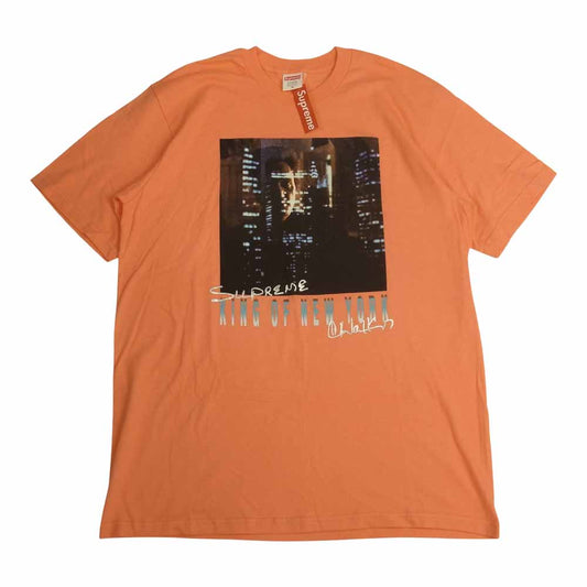 Supreme シュプリーム 19SS King Of New York Tee キング オブ ニューヨーク 半袖 Tシャツ オレンジ系 M【極上美品】【中古】