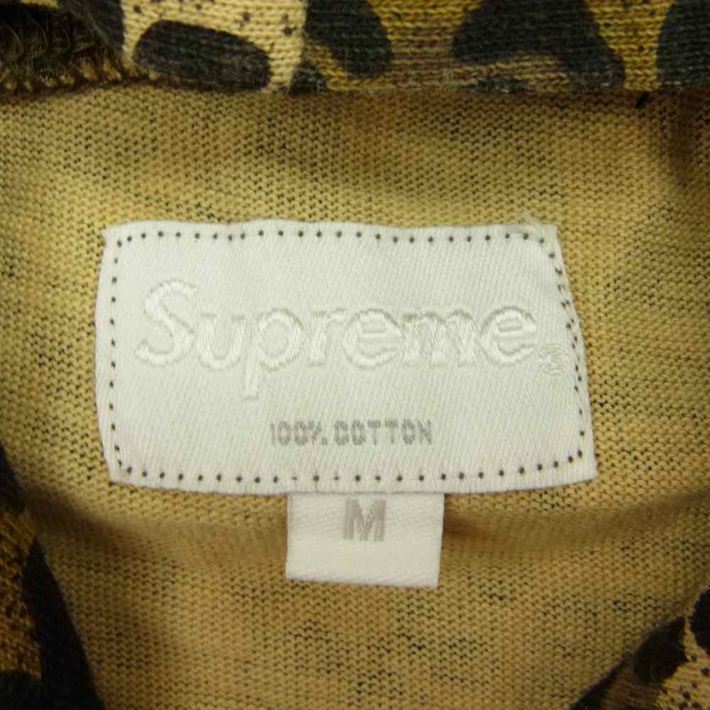 Supreme シュプリーム 15SS Mini Harvard Hooded L/S Top ミニ ハーバード フーデッド パーカー カーキ系 M【美品】【中古】