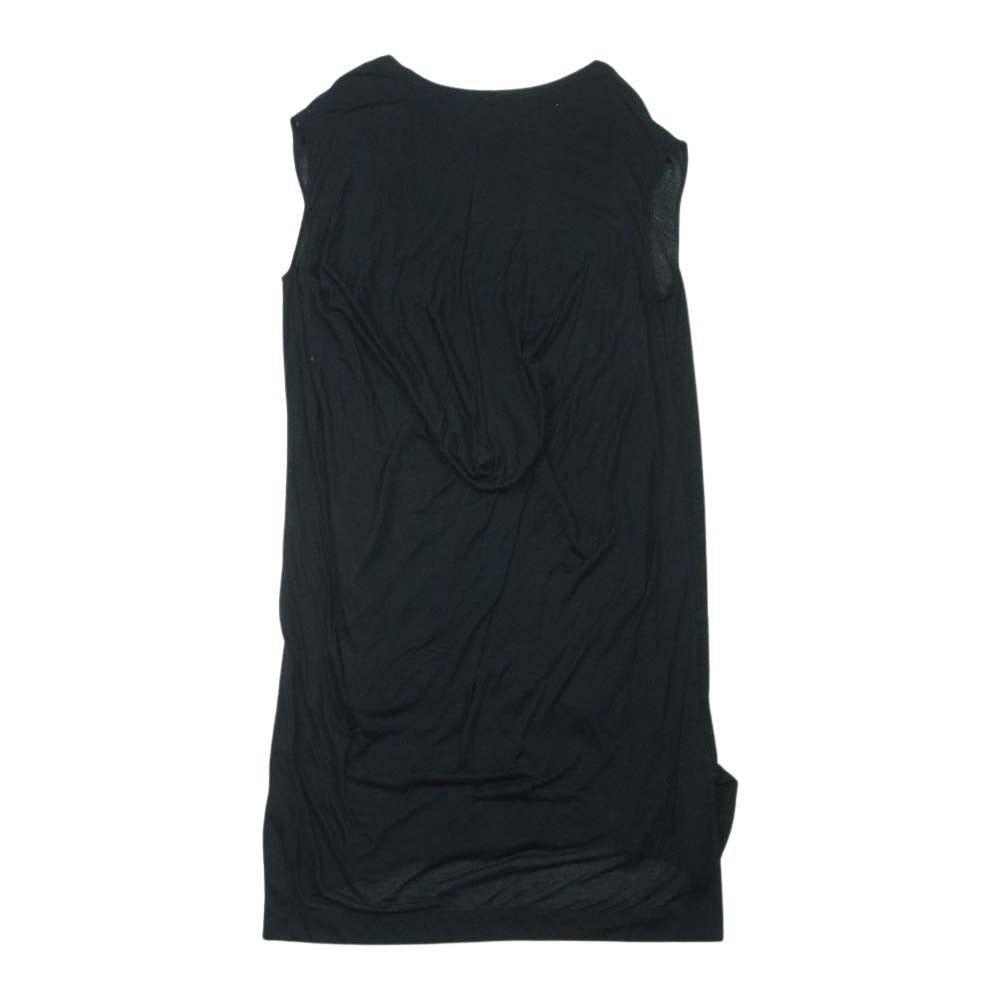 HELMUT LANG ヘルムートラング 4105206 ノースリーブ レイヤード ワンピース アメリカ製 ブラック系 S【中古】