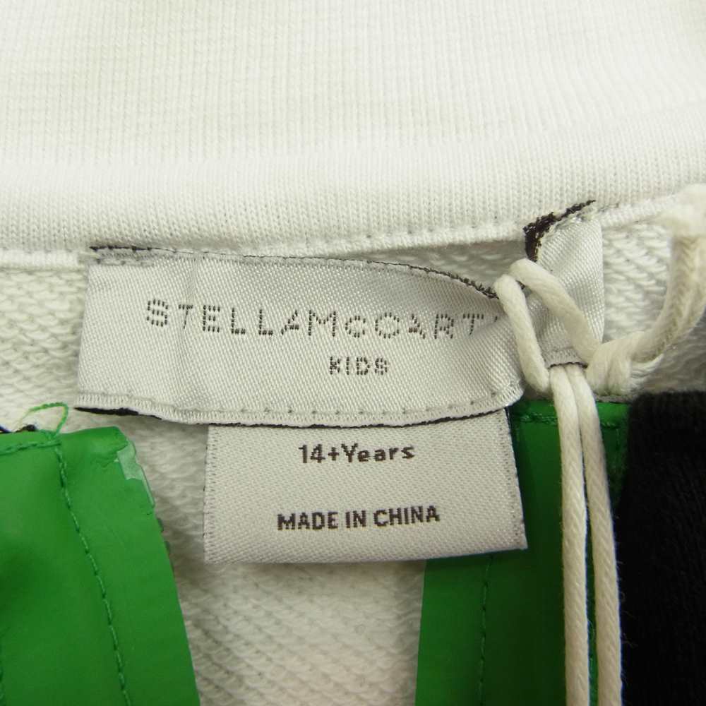 Stella McCartney ステラマッカートニー ハーフジップ ライン スウェット  ブラック系 42【極上美品】【中古】