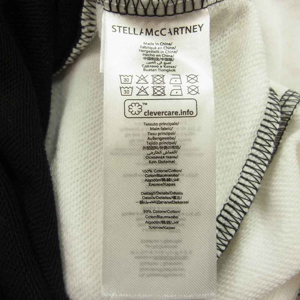 Stella McCartney ステラマッカートニー ハーフジップ ライン スウェット  ブラック系 42【極上美品】【中古】