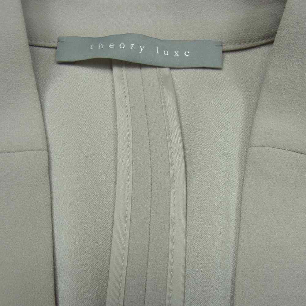 theory セオリー 03-8304300 Theory luxe セオリーリュクス Lift Donna ノーカラー テーラード ジャケット ベージュ系 36【中古】
