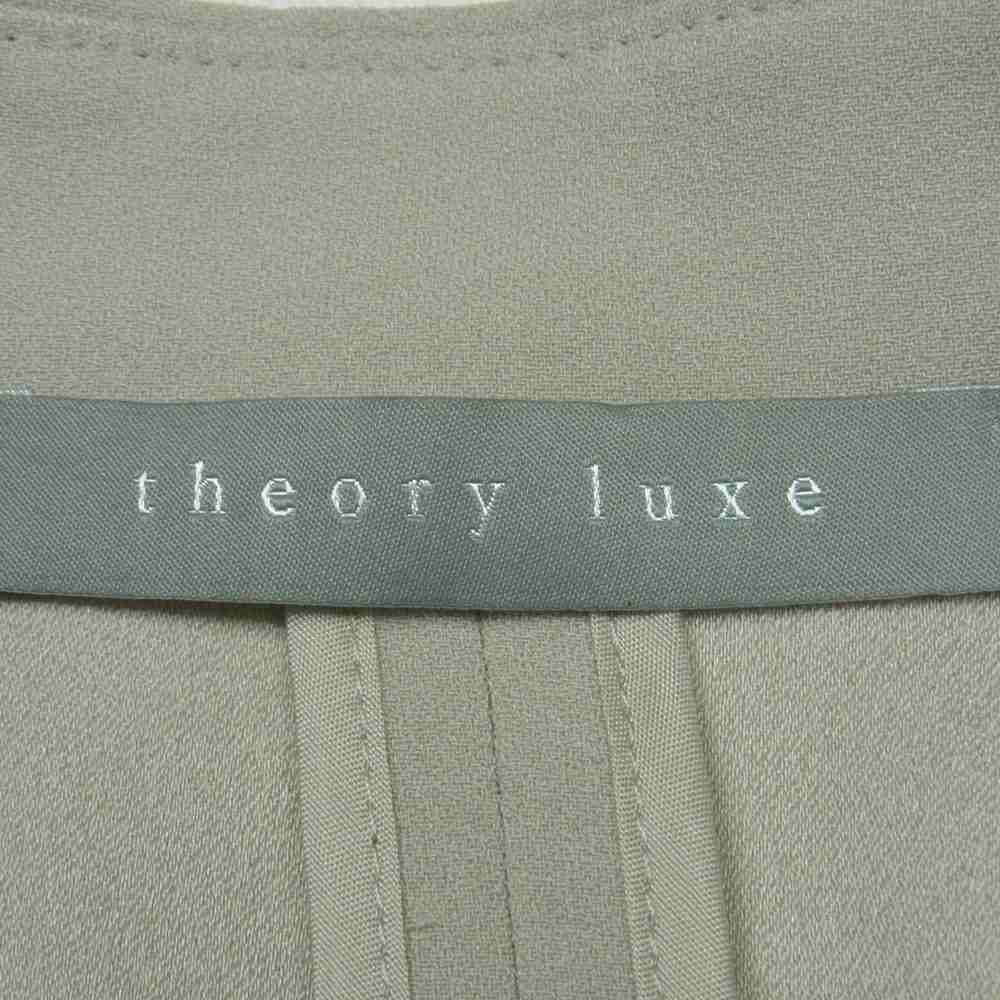 theory セオリー 03-8304300 Theory luxe セオリーリュクス Lift Donna ノーカラー テーラード ジャケット ベージュ系 36【中古】