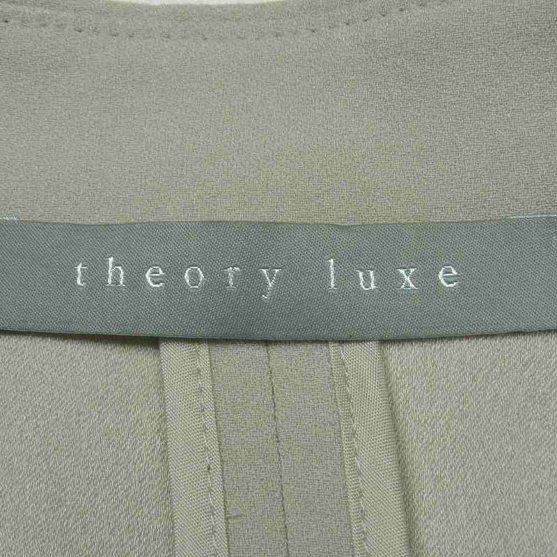 theory セオリー 03-8304300 Theory luxe セオリーリュクス Lift Donna ノーカラー テーラード ジャケット ベージュ系 36【中古】