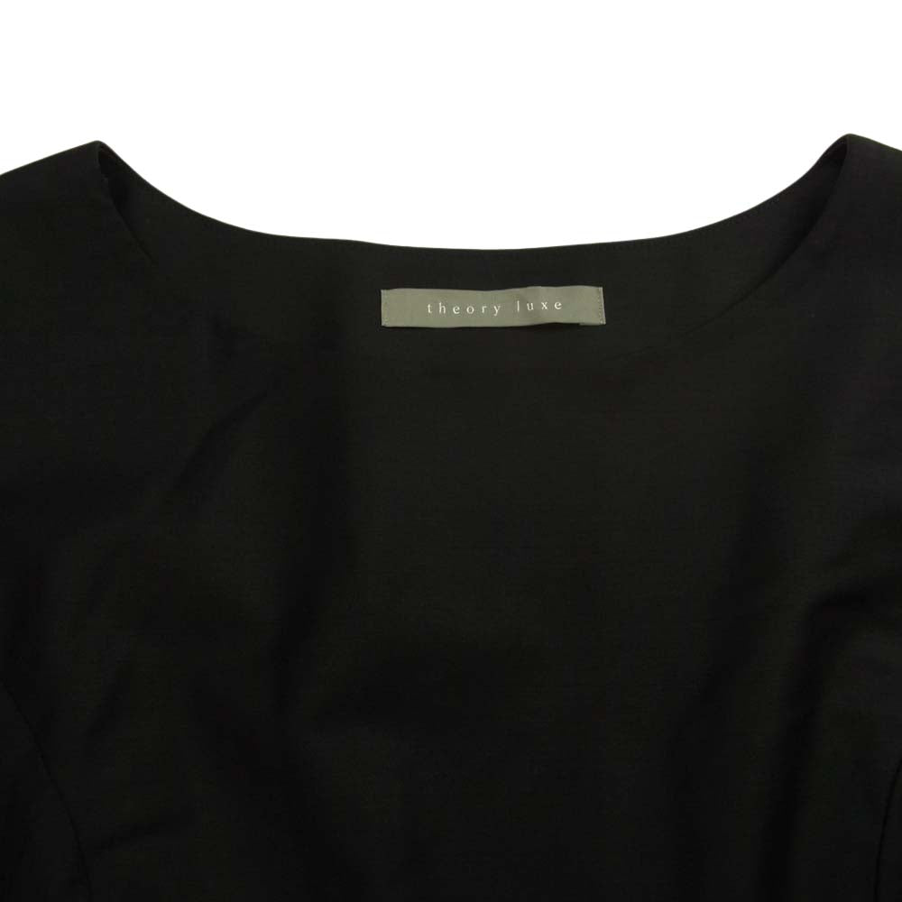 theory セオリー 03-9905525 Theory luxe セオリーリュクス Executive Magdas ワンピース 半袖 ブラック系【中古】