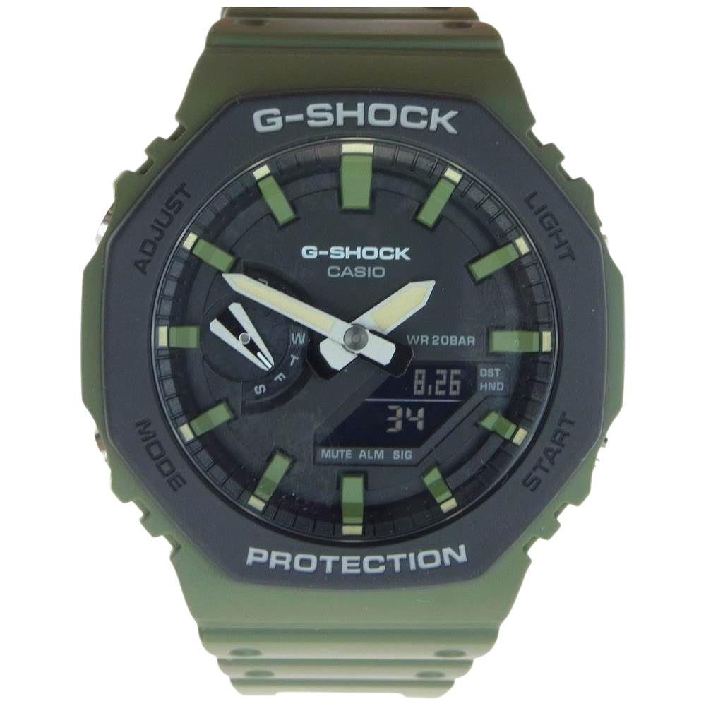 G-SHOCK ジーショック GA-2110SU-3AJF デジタル 時計 オリーブグリーン系【新古品】【未使用】【中古】