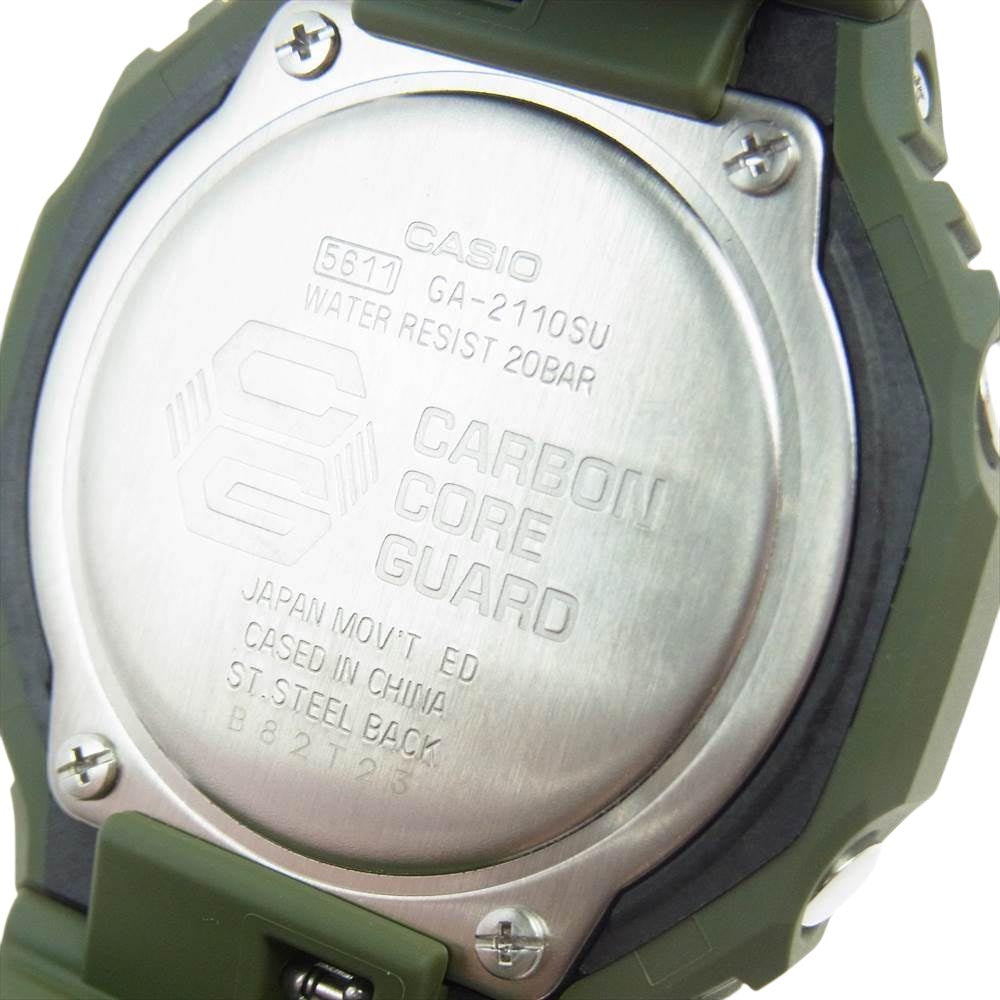 G-SHOCK ジーショック GA-2110SU-3AJF デジタル 時計 オリーブグリーン系【新古品】【未使用】【中古】