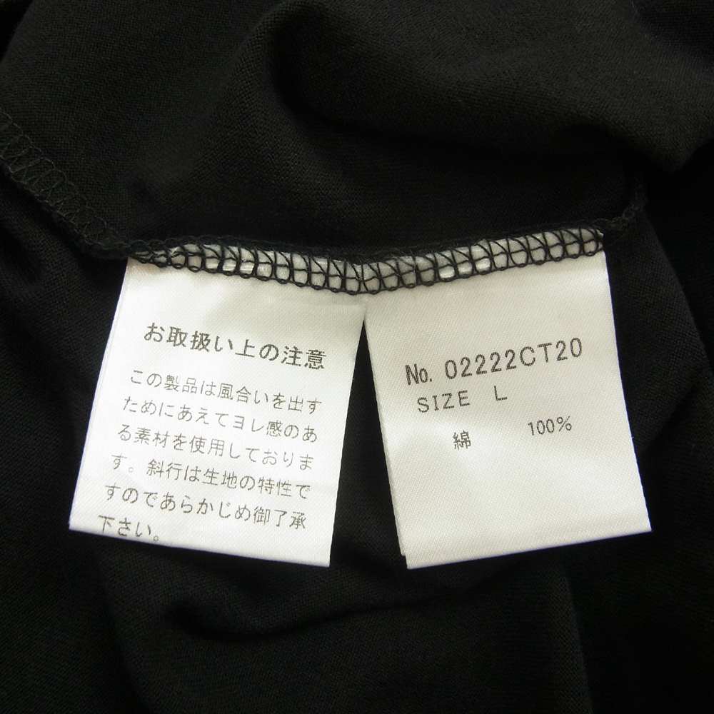 HYSTERIC GLAMOUR ヒステリックグラマー 02222CT20 PLAYBOY HYSTERIC ARROW プレイボーイ プリント Tシャツ ブラック系 L【新古品】【未使用】【中古】