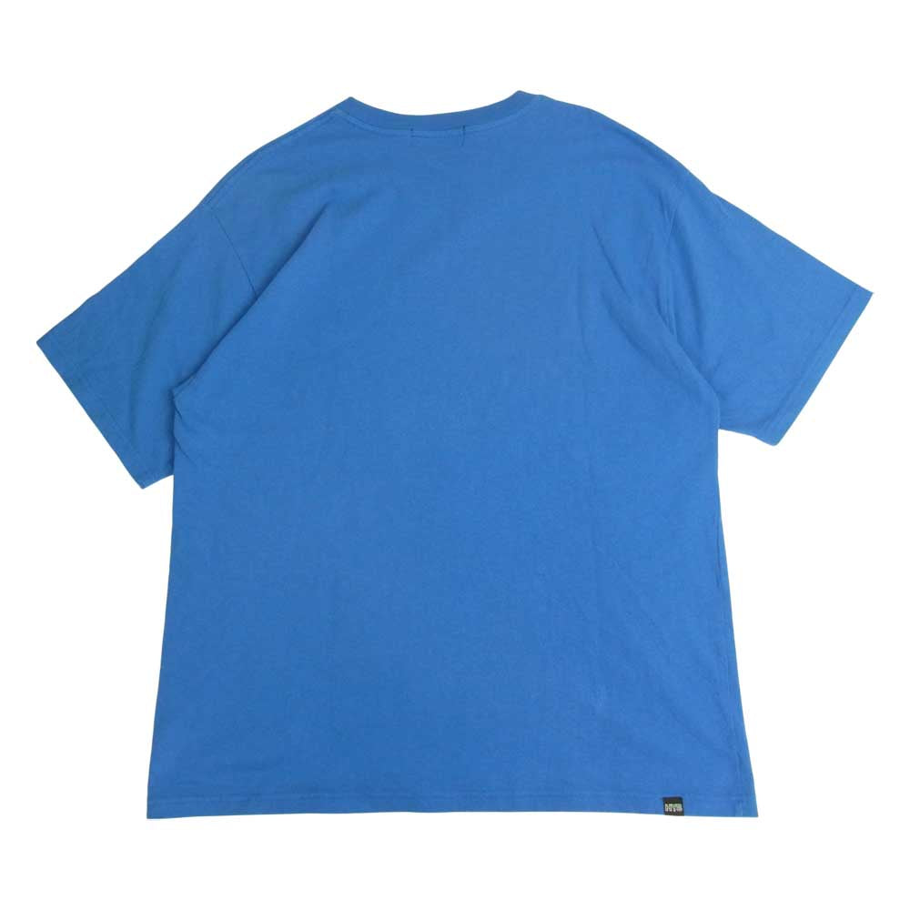 HYSTERIC GLAMOUR ヒステリックグラマー 02222CT10 HG HIGHTIMES プリント Tシャツ ブルー系 L【美品】【中古】