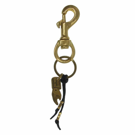 GLADHAND & Co. グラッドハンド GH Co.-G16 GH SWIVEL SNAP KEY HOLDER 真鍮製 キーホルダー ゴールド系【中古】