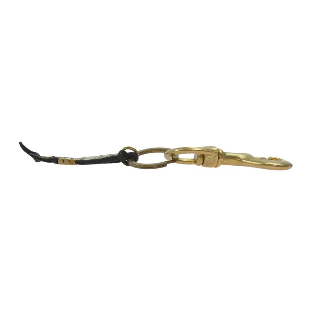GLADHAND & Co. グラッドハンド GH Co.-G16 GH SWIVEL SNAP KEY HOLDER 真鍮製 キーホルダー ゴールド系【中古】