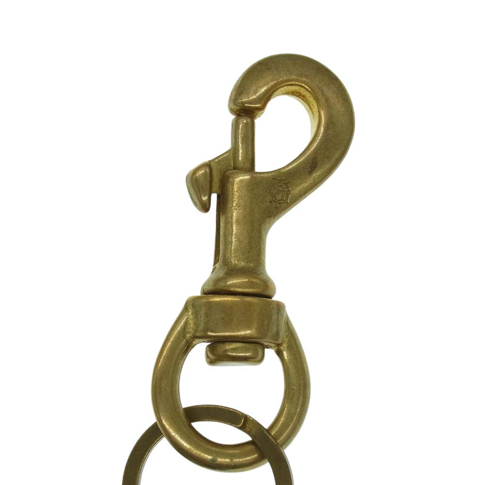 GLADHAND & Co. グラッドハンド GH Co.-G16 GH SWIVEL SNAP KEY HOLDER 真鍮製 キーホルダー ゴールド系【中古】