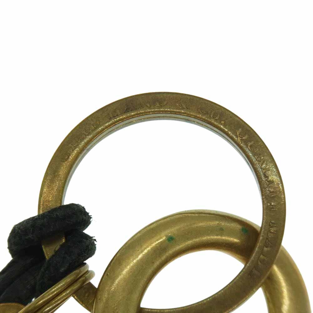 GLADHAND & Co. グラッドハンド GH Co.-G16 GH SWIVEL SNAP KEY HOLDER 真鍮製 キーホルダー ゴールド系【中古】
