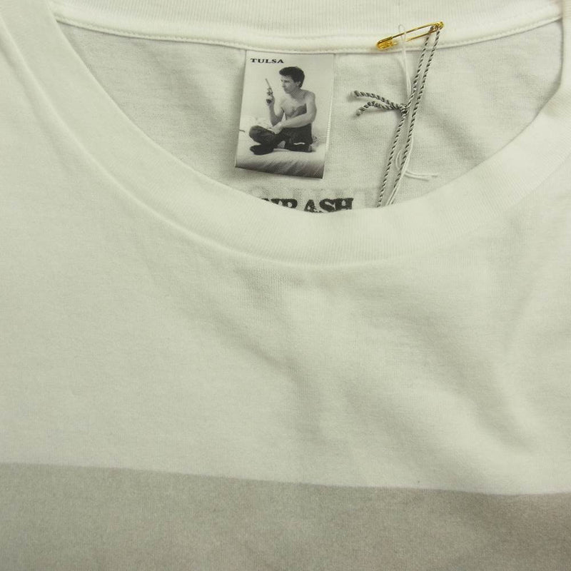 WACKO MARIA ワコマリア STIELO-WM-LC-ST01 LARRY CLARK TULSA STANDARD CREW NECK T-SHIRTS ラリー クラーク タルサ スタンダード クルー ネック フォト プリント  Tシャツ ホワイト系 L【新古品】【未使用】【中古】