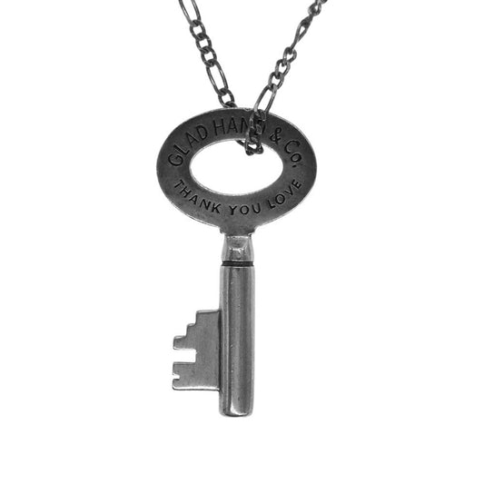 GLADHAND & Co. グラッドハンド キートップ チェーン シルバー 925 銀 アメリカ製  ネックレス シルバー系【中古】