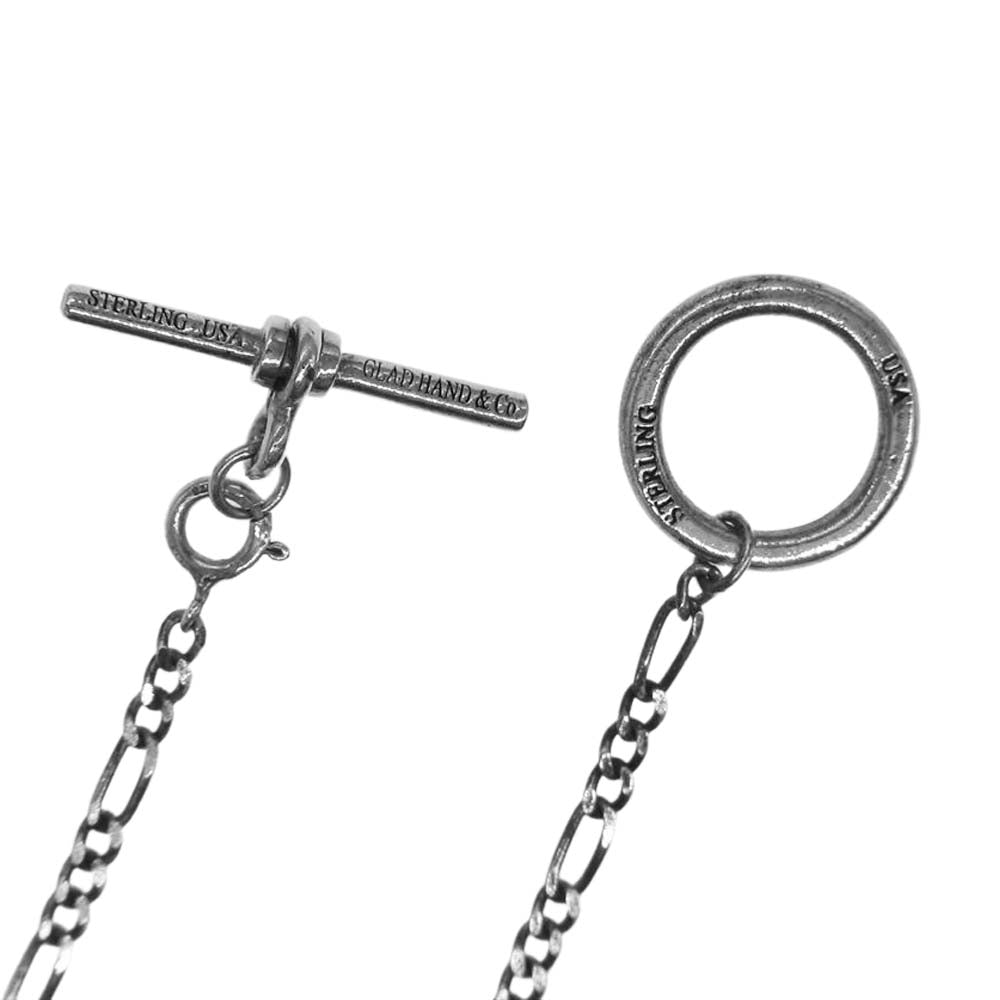 GLADHAND & Co. グラッドハンド キートップ チェーン シルバー 925 銀 アメリカ製  ネックレス シルバー系【中古】