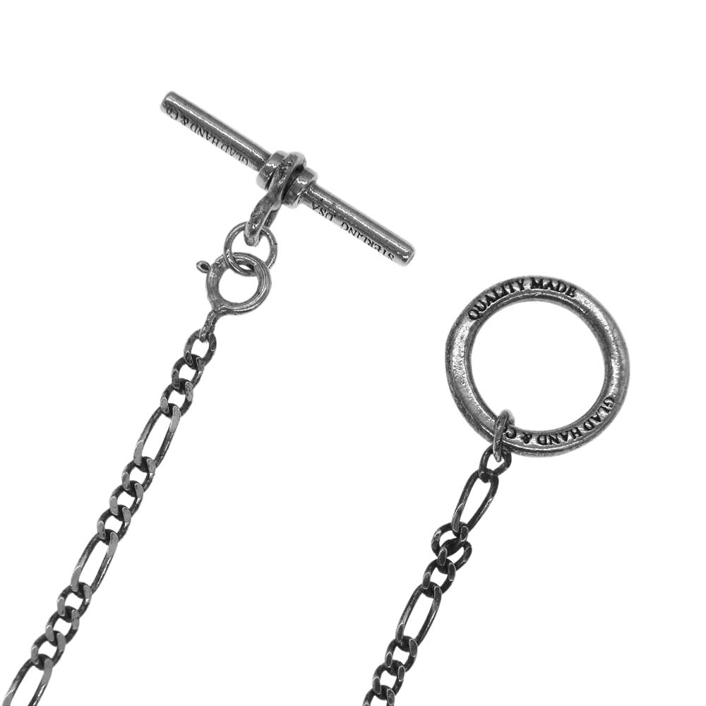 GLADHAND & Co. グラッドハンド キートップ チェーン シルバー 925 銀 アメリカ製  ネックレス シルバー系【中古】