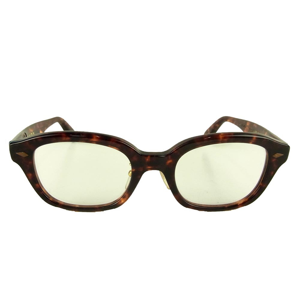 GLADHAND & Co. グラッドハンド ×丹羽雅彦 J-IMMY GLASSES ORNAMENT ジミー メガネ ブラウン系【中古】