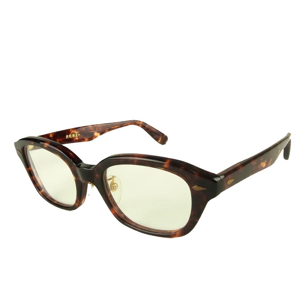 GLADHAND & Co. グラッドハンド ×丹羽雅彦 J-IMMY GLASSES ORNAMENT ジミー メガネ ブラウン系【中古】