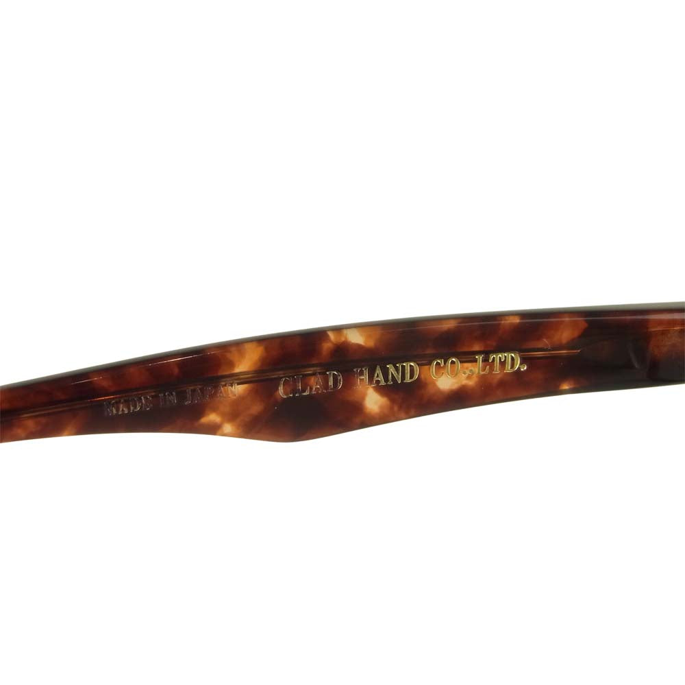 GLADHAND & Co. グラッドハンド ×丹羽雅彦 J-IMMY GLASSES ORNAMENT ジミー メガネ ブラウン系【中古】
