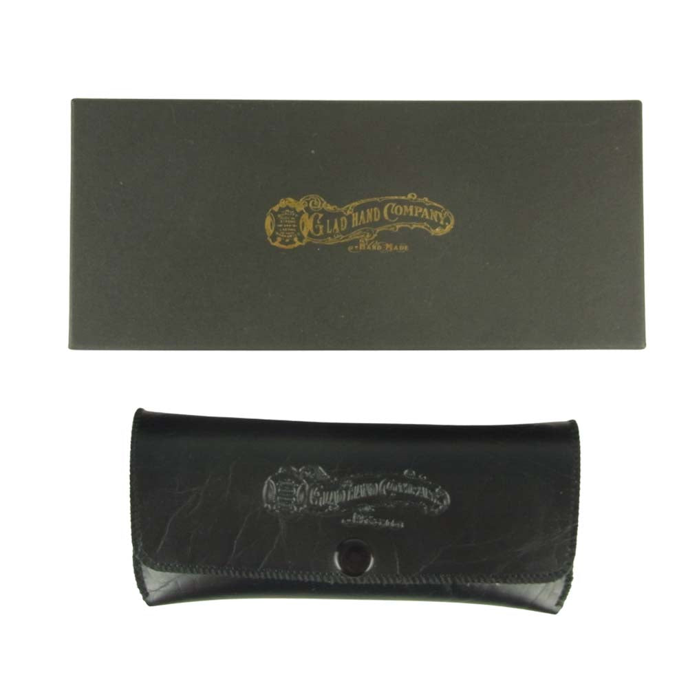 GLADHAND & Co. グラッドハンド ×丹羽雅彦 J-IMMY GLASSES ORNAMENT ジミー メガネ ブラウン系【中古】