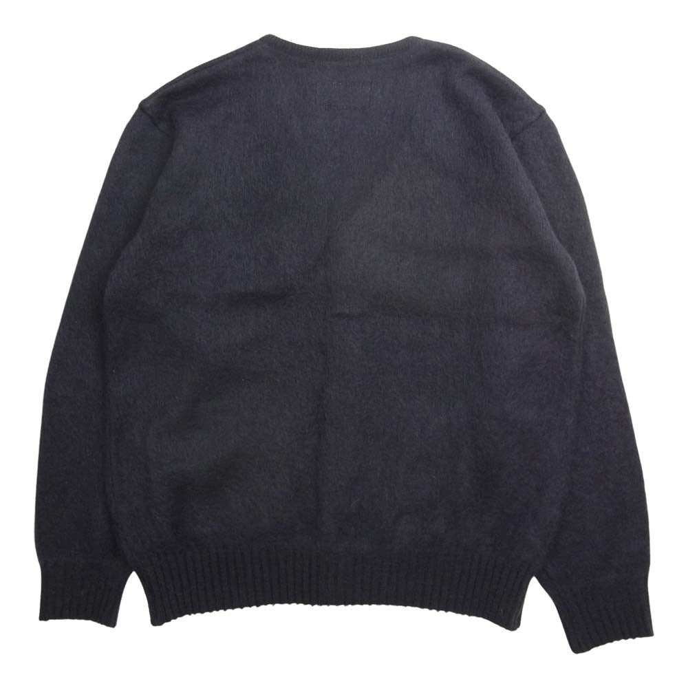 WACKO MARIA ワコマリア 21AW 21FW-WMK-KN05 MOHAIR CARDIGAN モヘア カーディガン ネイビー系 S【極上美品】【中古】