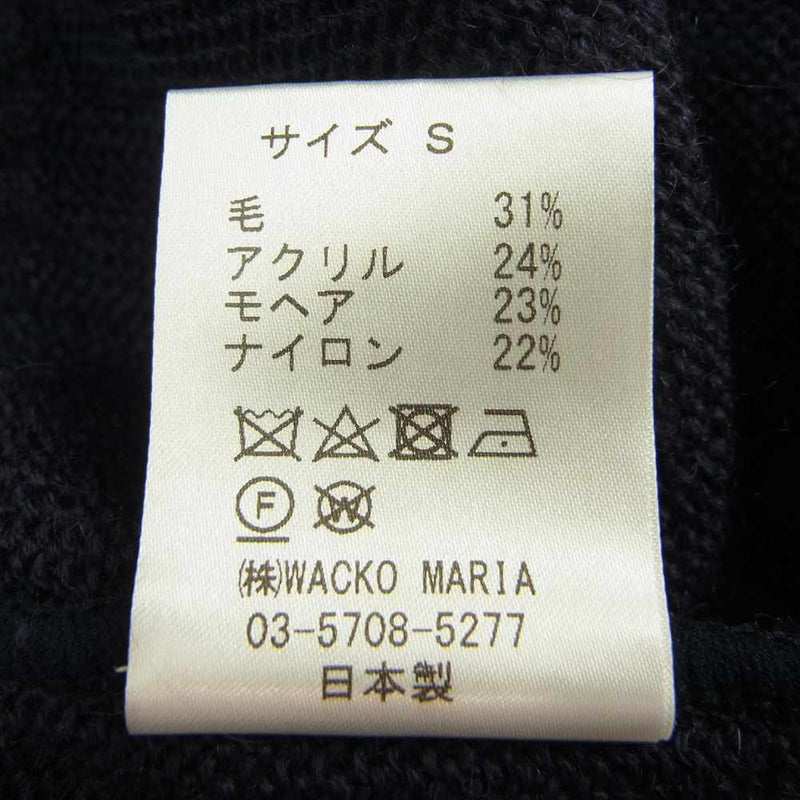 WACKO MARIA ワコマリア 21AW 21FW-WMK-KN05 MOHAIR CARDIGAN モヘア