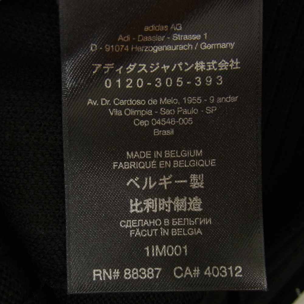 Yohji Yamamoto ヨウジヤマモト Y-3 ワイスリー FJ0300 ライン ニット ロング ワンピース 長袖 ブラック系 XS【中古】