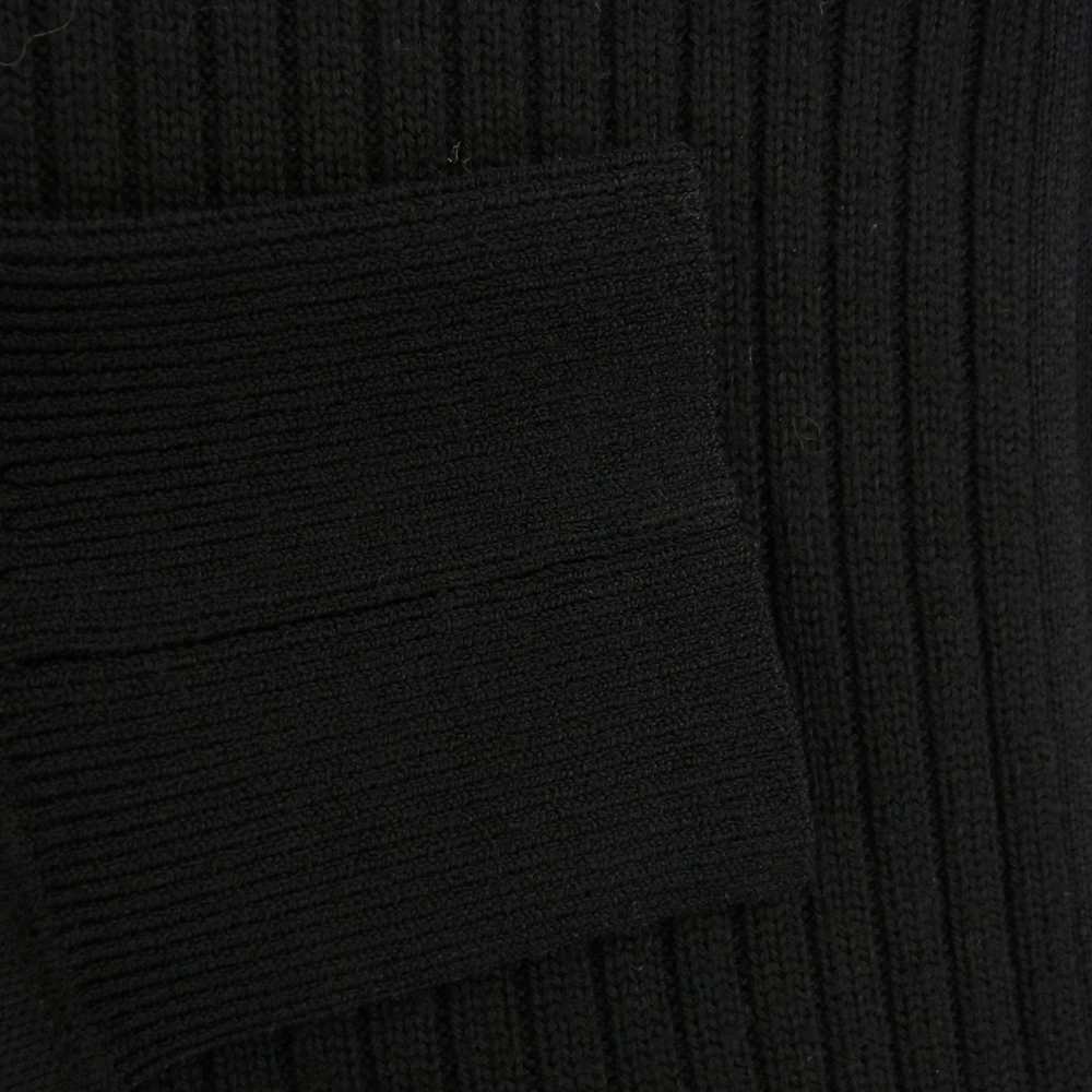 Yohji Yamamoto ヨウジヤマモト Y-3 ワイスリー FJ0300 ライン ニット ロング ワンピース 長袖 ブラック系 XS【中古】