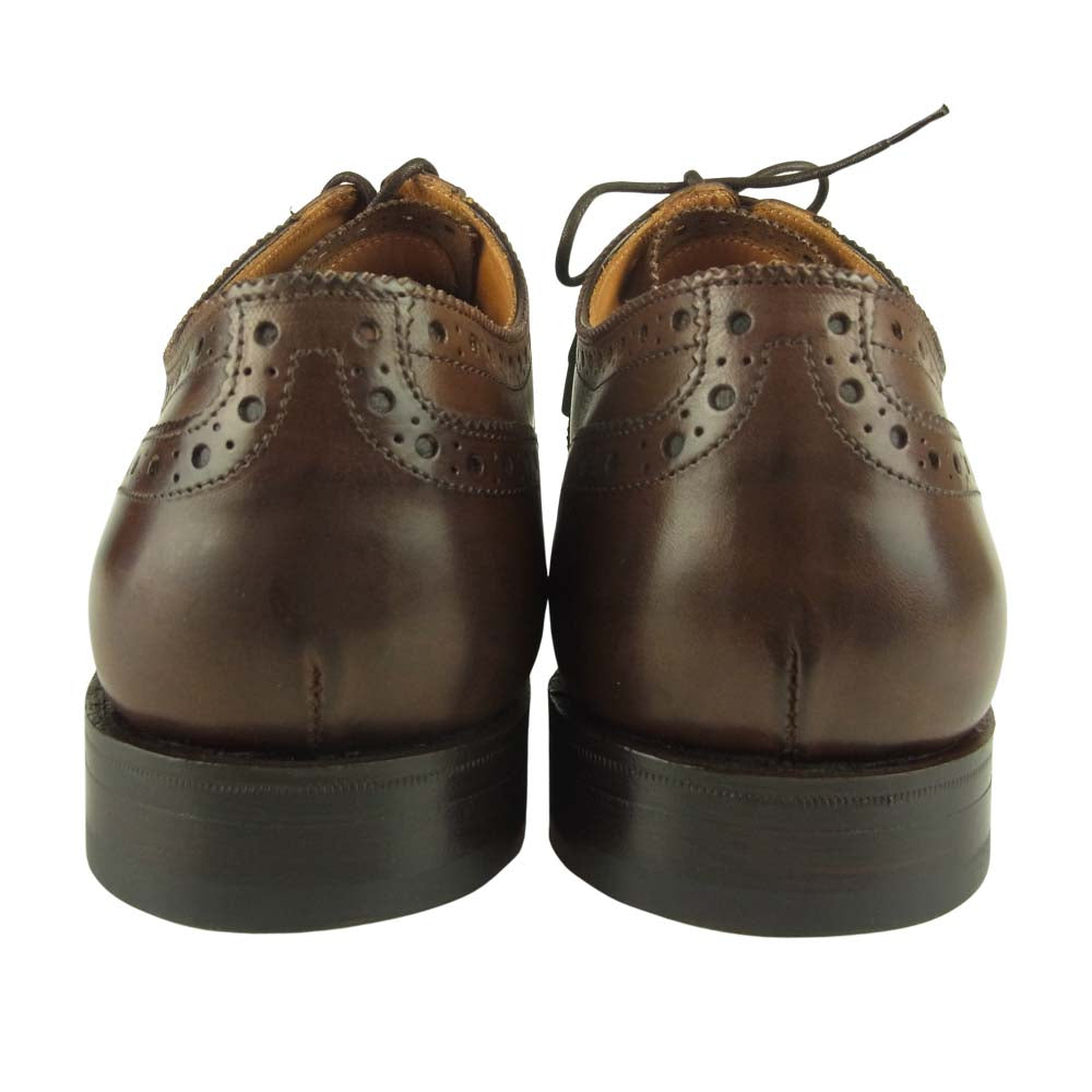 グレンソン 22352-29 oxford オックスフォード セミブローグ レザーシューズ ブラウン ブラウン系 7.5【極上美品】【中古】