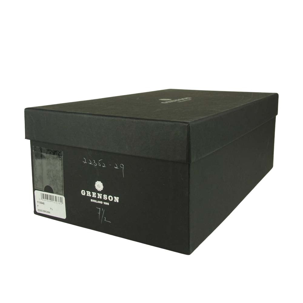 グレンソン 22352-29 oxford オックスフォード セミブローグ レザーシューズ ブラウン ブラウン系 7.5【極上美品】【中古】