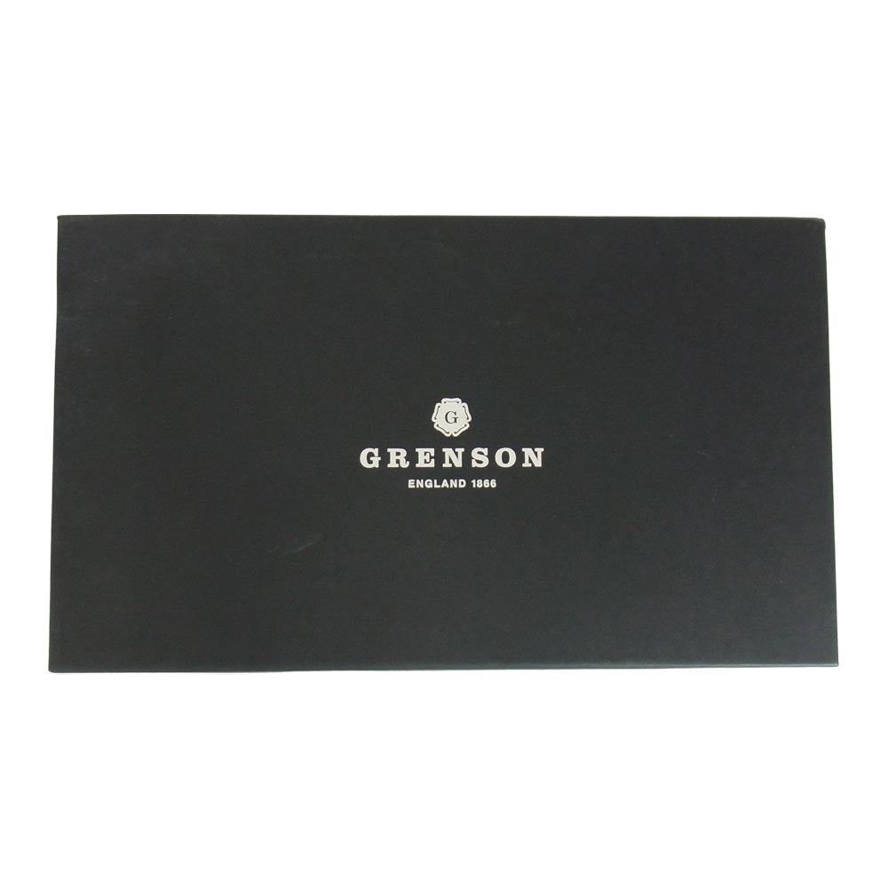 グレンソン 22352-01 oxford オックスフォード セミブローグ レザーシューズ ブラック ブラック系 7 1/2【極上美品】【中古】