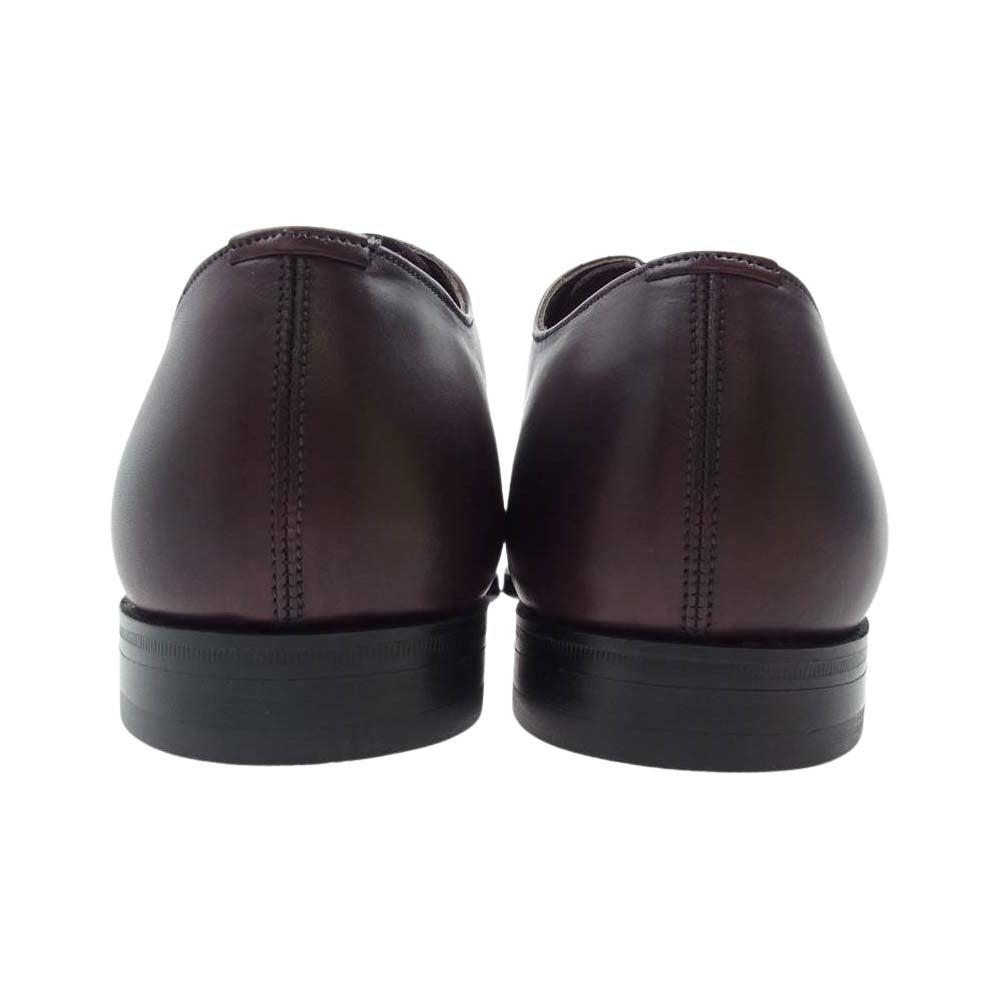 グレンソン MACCLESFIELD バーガンディ レザーシューズ バーガンディ系 7.5E【極上美品】【中古】