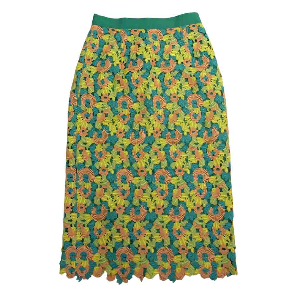 シクラス　 21SS PLYレース ミディ丈 タイトスカート マルチカラー系 36【中古】