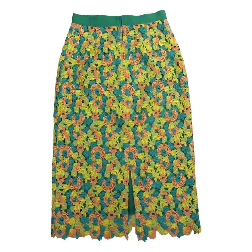シクラス　 21SS PLYレース ミディ丈 タイトスカート マルチカラー系 36【中古】