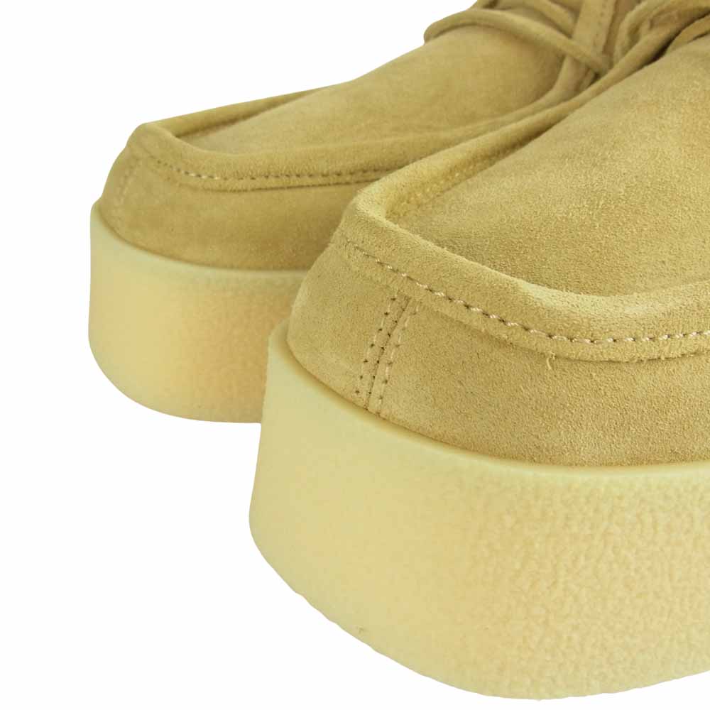 LOEWE ロエベ 21AW M816284X06 ウェッジソール レースアップ スエード モカシン シューズ ベージュ系 40【極上美品】【中古】