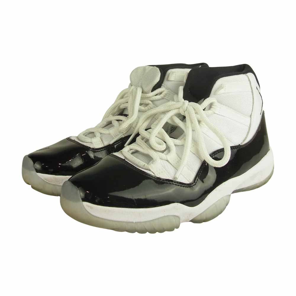 NIKE ナイキ 378037-100 Air Jordan 11 Concord エアジョーダン 11 コンコルド スニーカー ブラック系 ホワイト系 27.5㎝【中古】